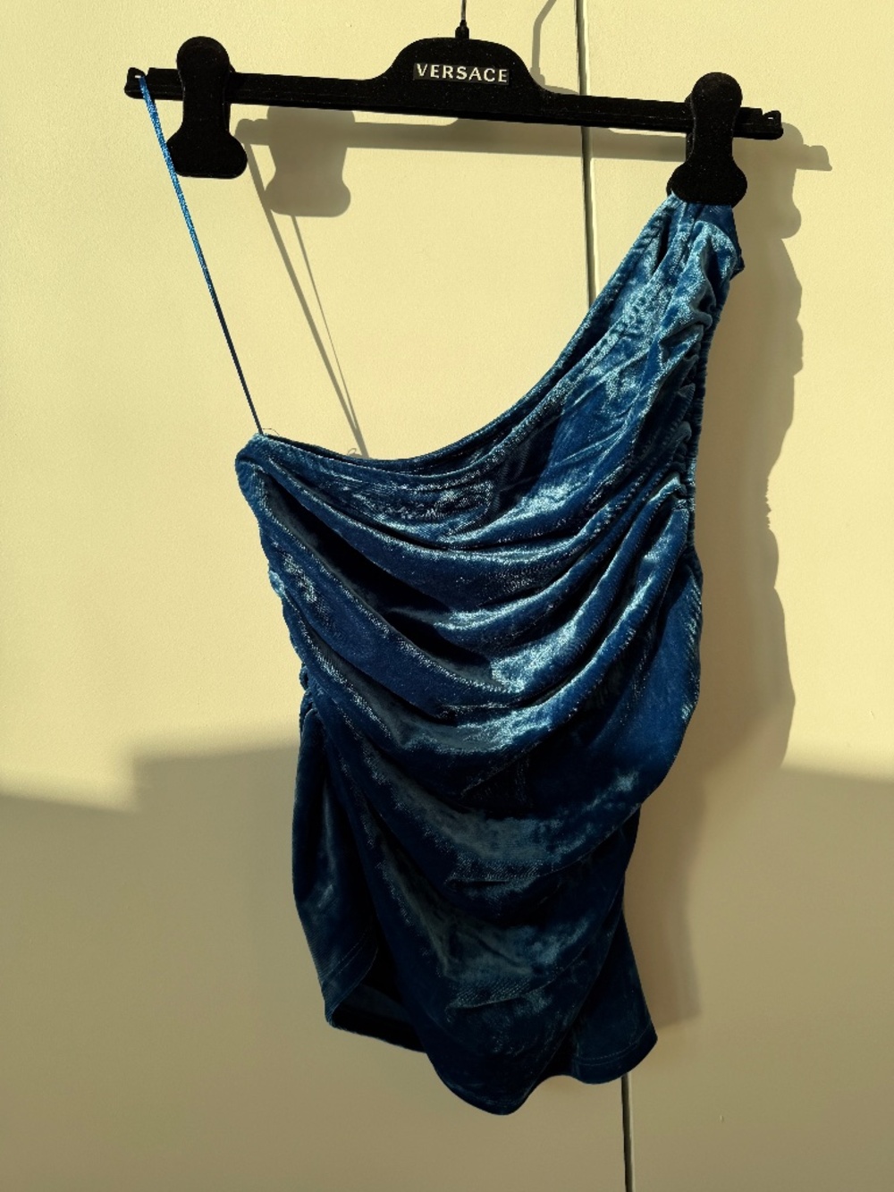 Staud Velvet One Shoulder Top